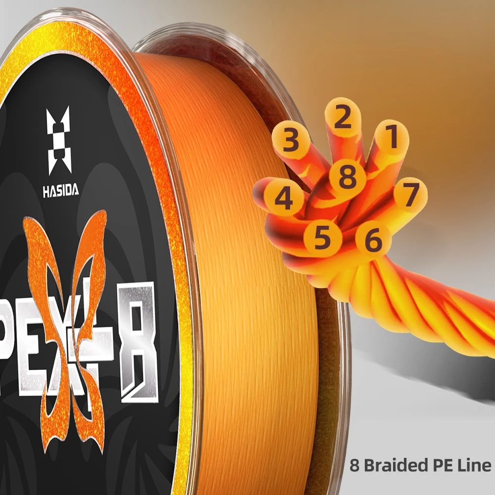 Леска HASIDA Butterfly 100м, 8 – обзор и цена Copolymer Line